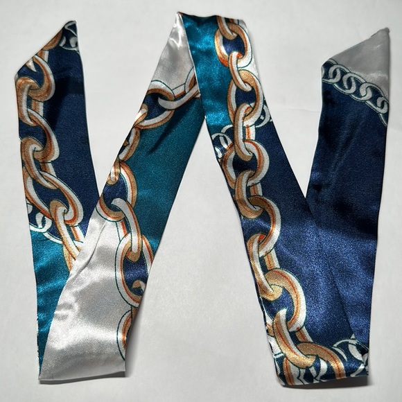 Two Thin Scarves / Hair Bands / Scarves - #829 - Picture 2 of 6